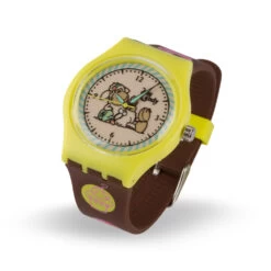 Nici 14110 Armbanduhr Jolly Mäh Schaf Jolly Candy Gelb-braun In Geschenkdose