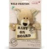 Nici 33725 - Löwenbaby Mit Baby On Board Schild Wild Friends 20 Cm -Boutique-Laden für Plüschtiere 1pLQIrjAfgMRpd