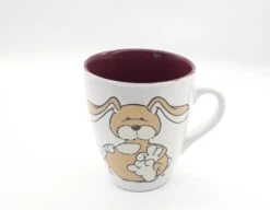 Nici 22036 Tasse Hase Puschel Beige Porzellan Spring Frühling Rabbit 11cm Ø8,5cm