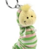 Nici 25815 Schlüsselanhänger Flibbies Raupe Wurm Grün Rosa Streifen 12cm Plüsch -Boutique-Laden für Plüschtiere 25815