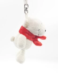 Nici 25950 Schlüsselanhänger Eisbär Mit Rotem Schal 10cm Plüsch Polar Bär -Boutique-Laden für Plüschtiere 25950 3