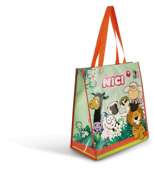 Nici 26418 Große Wiederverwendbare Tragetasche Mit Nici Motiven 43x39cm 3 Nici 26418 Große Wiederverwendbare Tragetasche Mit Nici Motiven 43x39cm