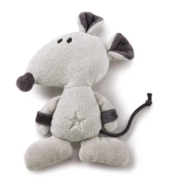 Nici 29000 Rock Star Baby Graue Ratte 2D Mit Quietsche 20cm Plüsch Kuscheltier