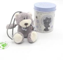 Nici 31958 Grau/brauner Bär Ca 7cm Mit Loop In Metalldose Geschenkset -Boutique-Laden für Plüschtiere 31958 1 3MDvb7ocEaeK8I