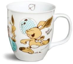 Nici 32607 Porzellantasse Hase Ralf Rabbit Forest Friends Kaffeetasse Teetasse