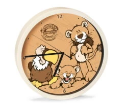 Nici 33740 Wanduhr Geier, Löwe Und Löwenbaby Wild Friends Wild Adventure
