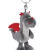 Nici 34091 Schlüsselanhänger Drache Dracon Grau Ca 10cm Plüsch Dragons -Boutique-Laden für Plüschtiere 34091tw