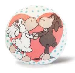 Nici 34605 Kissen Kiss Cushion Brautpaar Jolly Mäh Hochzeit Ø 26cm Plüsch