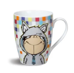 Nici 35145 Porzellantasse Schaf Jolly Logan Karo Jolly Mäh Kaffeetasse Teetasse
