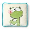 Nici 35444 Kissen Frosch Froschmädchen Green Lilly Mit Blüte 35x35cm Plüsch -Boutique-Laden für Plüschtiere 35444 me