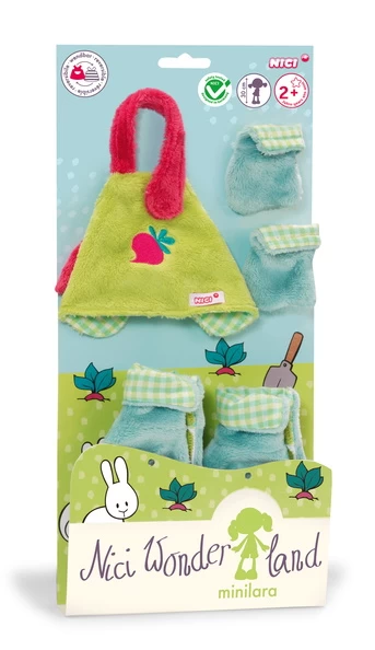 Nici 35505 Puppenkleidung Set Wonderland Garten Schürze, Stiefel, Handschuhe 3 Nici 35505 Puppenkleidung Set Wonderland Garten Schürze, Stiefel, Handschuhe