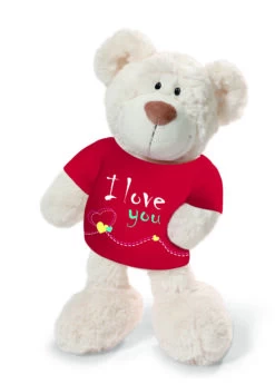 Nici 37756.1 Classic Bear Creme Mit Rotem T-Shirt "I Love You" 35cm Plüsch Schlenker -Boutique-Laden für Plüschtiere 37756 1 1