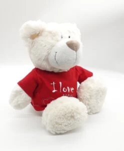 Nici 37756.1 Classic Bear Creme Mit Rotem T-Shirt "I Love You" 35cm Plüsch Schlenker -Boutique-Laden für Plüschtiere 37756 1 9
