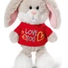 Nici 40184 Hase Mit T-Shirt "Love You" 20cm Plüsch Kuscheltier Schlenker Love -Boutique-Laden für Plüschtiere 40184 1596x2048