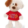 Nici 40185 Hund Mit T-Shirt "Love You" 20cm Plüsch Kuscheltier Schlenker Love -Boutique-Laden für Plüschtiere 40185 1632x2048
