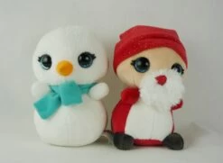 Nici 40300 Nicidoos Schneemann & Weihnachtsmann / Nikolaus Set 16cm Plüsch -Boutique-Laden für Plüschtiere 40300 3