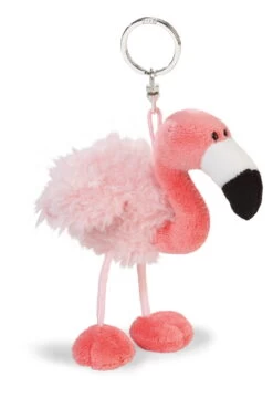 Nici 47870 Schlüsselanhänger Bean Bag Flamingo Ca 10cm Plüsch