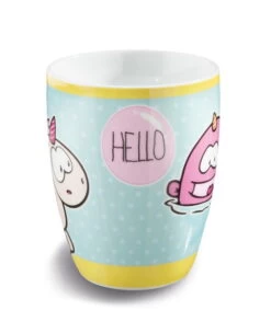 Nici 41861 Tasse Einhorn Theodor & Einhorn-Wal Rainbow HELLO 8x10cm Porzellan -Boutique-Laden für Plüschtiere 41861 03 ZA Frei me