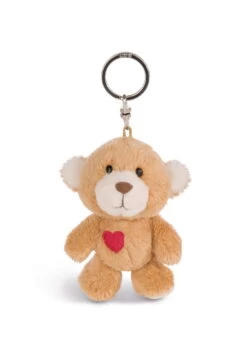 Nici 42601 Schlüsselanhänger Love Bär Hellbraun Mit Herz Ca 10cm Plüsch Kuscheltier