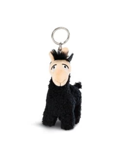 Nici 43570 Schlüsselanhänger Schwarzes Lama Lorenzo Ca 10cm Plüsch