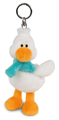 Nici 44102 Schlüsselanhänger Schneegans Dr. Schnaddel 10cm Plüsch Winter