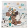 Nici 44158 Kuschel-Decke Winter Glamour Rentier Gans Pinguin 125x160cm Plüsch -Boutique-Laden für Plüschtiere 44158 01 HA Frei me