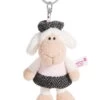 Nici 44262 Schlüsselanhänger Schaf Jolly Chic Ca 10cm Plüsch Jolly Journey In Paris