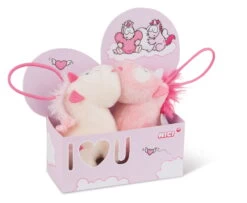 Nici 44378 Pärchen-Schlüsselanhänger Einhorn Theodor & Pink Harmony LOVE -Boutique-Laden für Plüschtiere 44378 01 HA Frei 2048x1681