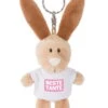 Nici 44703 Schlüsselanhänger Hase Mit T-Shirt Ca 10cm - Beste Tante -Boutique-Laden für Plüschtiere 44703 01 HA Frei 1462x2048