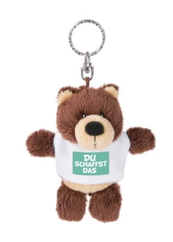 Nici 44710 Schlüsselanhänger Bär Mit T-Shirt Ca 10cm - Du Schaffst Das