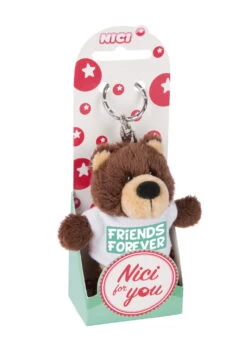 Nici 44711 Schlüsselanhänger Bär Mit T-Shirt Ca 10cm - Friends Forever -Boutique-Laden für Plüschtiere 44711 02 ZA Frei 1462x2048