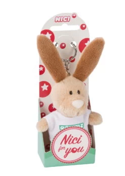 Nici 44713 Schlüsselanhänger Hase Mit T-Shirt Ca 10cm - Glückspilz -Boutique-Laden für Plüschtiere 44713 02 ZA Frei 1462x2048
