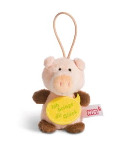 Nici 44869 Message To Go Loop 8cm Schwein – Ich Bringe Dir Glück -Boutique-Laden für Plüschtiere 44869 01 HA Frei 1662x2048