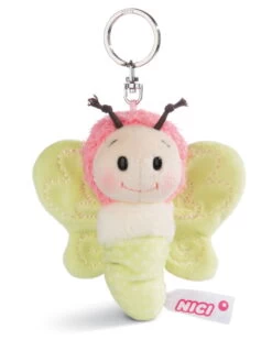 Nici 44931 Schlüsselanhänger Schmetterling Ca 10cm Plüsch Hello Spring - Grün
