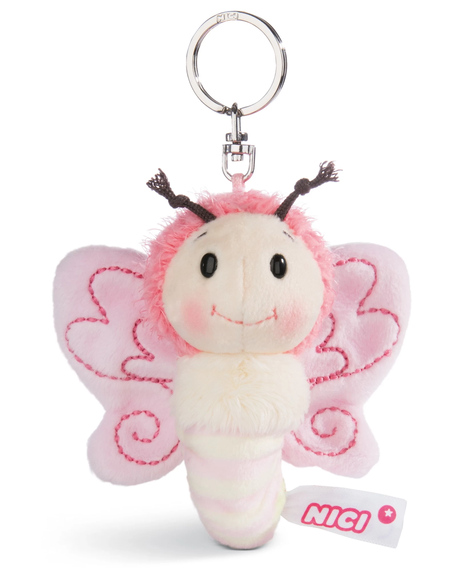 Nici 44931 Schlüsselanhänger Schmetterling Ca 10cm Plüsch Hello Spring - Rosa 3 Nici 44931 Schlüsselanhänger Schmetterling Ca 10cm Plüsch Hello Spring - Rosa