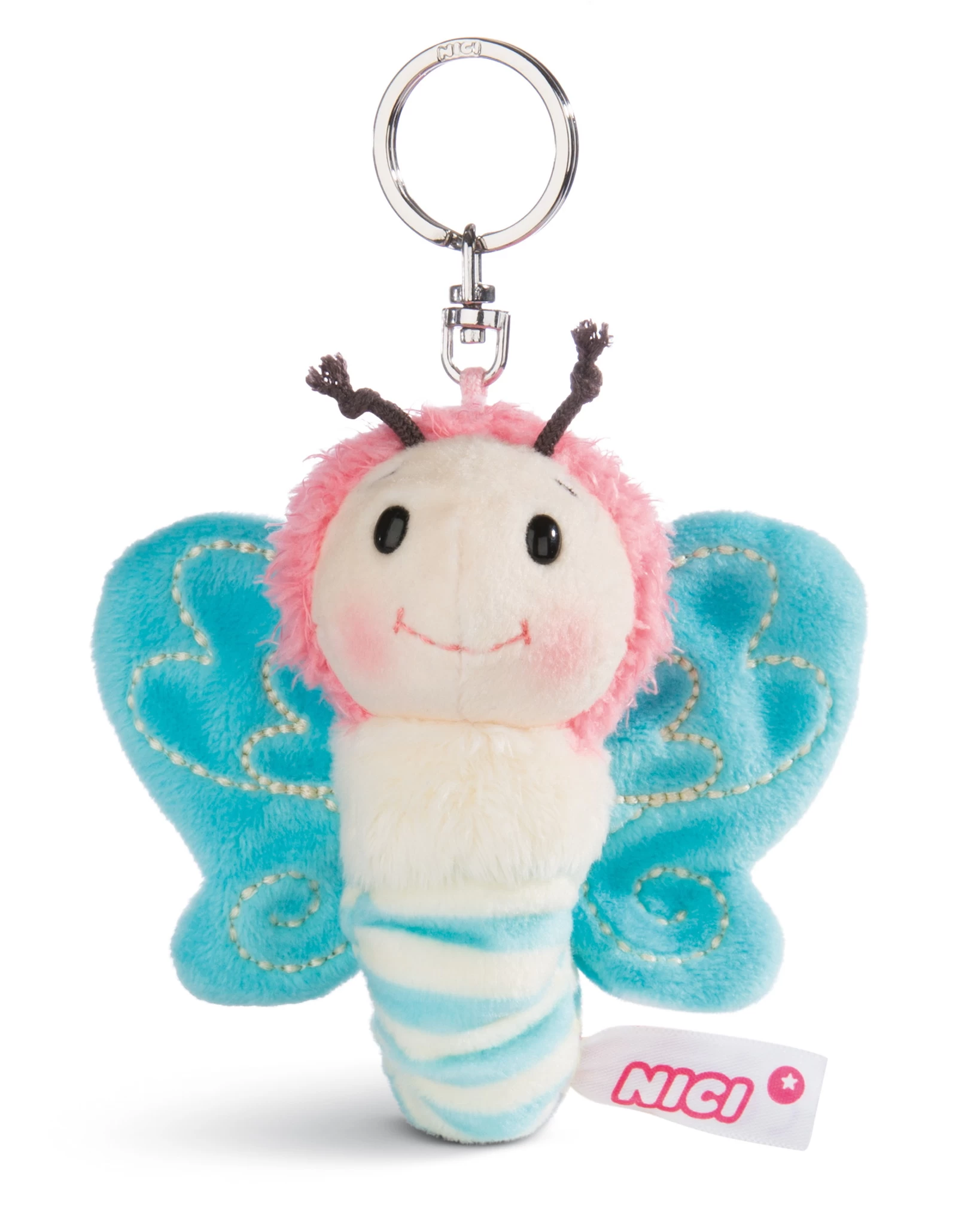 Nici 44931 Schlüsselanhänger Schmetterling Ca 10cm Plüsch Hello Spring - Blau 3 Nici 44931 Schlüsselanhänger Schmetterling Ca 10cm Plüsch Hello Spring - Blau
