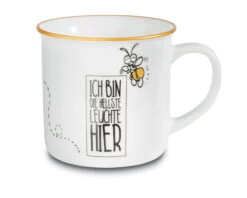 Nici 45031 Porzellantasse Glowing Ringo Ich Bin Die Hellste Leuchte Hier
