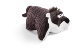 Nici 45320 Kuscheltier-Kissen 2-in-1 Säbelzahntiger Rodriguez 40x30cm Stone Age