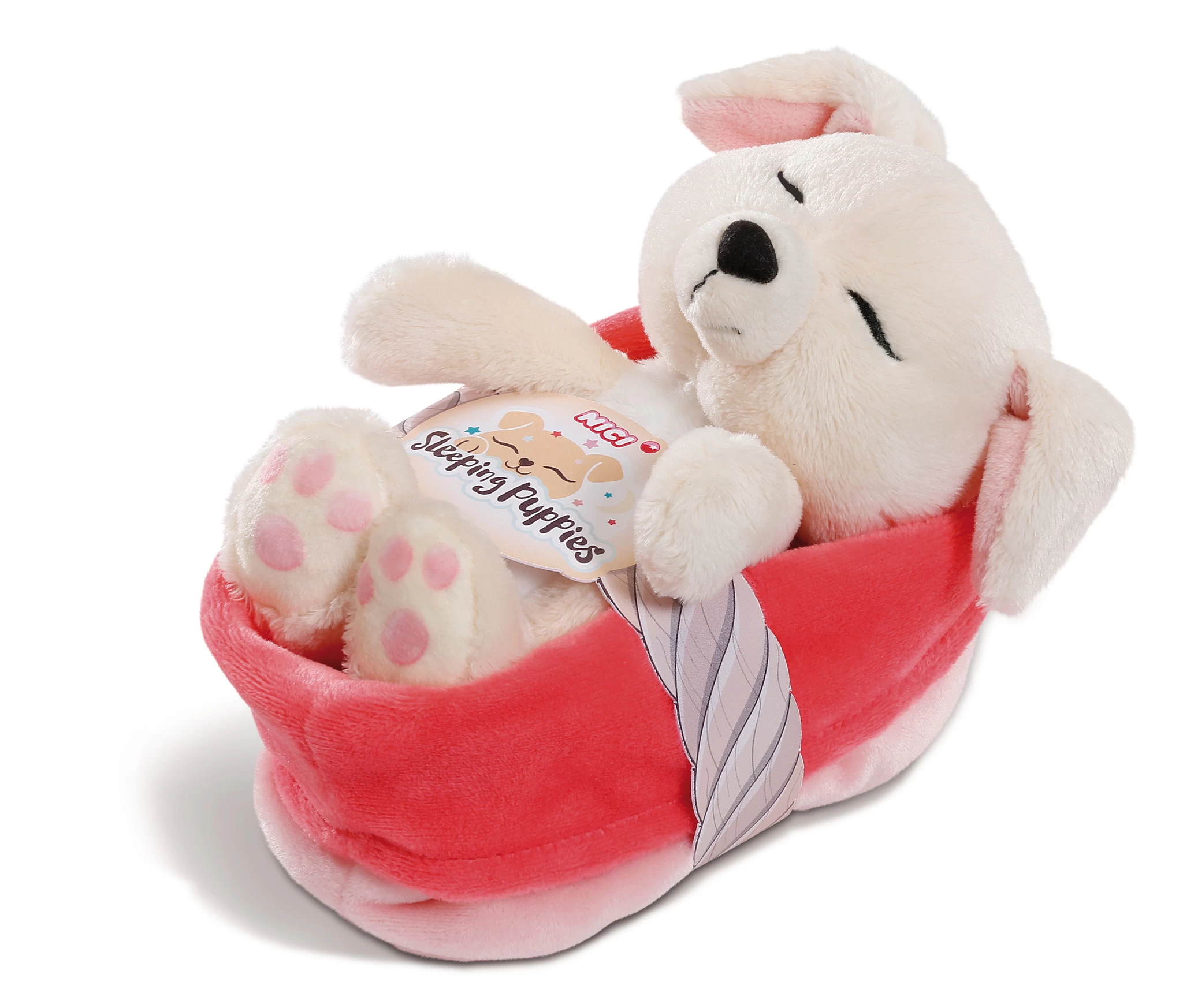 Nici 45373 Sleeping Puppies Schlafendes Hundebaby Im Körbchen 16cm Creme 3 Nici 45373 Sleeping Puppies Schlafendes Hundebaby Im Körbchen 16cm Creme