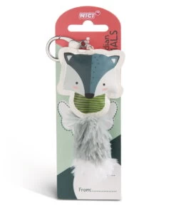 Nici 45591 Guardian Animals Wolf 12cm Taschenanhänger Kunstleder