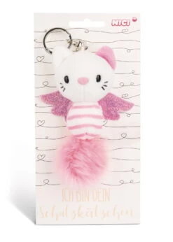 Nici 46040 Schlüsselanhänger Schutzkätzchen Guardian Angels 12cm Rosa