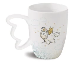 Nici 46369 Porzellan-Tasse Einhorn-Engel Angelia 310ml In Geschenkverpackung -Boutique-Laden für Plüschtiere 46369 02 ZA Frei 2048x1746