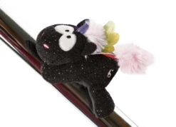Nici 47372 MagNici Schwarzes Einhorn Rainbow Yin & Yang 12cm Plüsch Magnetfigur