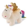 Nici 47375 Weißes Einhorn Rainbow Yin & Yang 13cm Stehend Plüsch Kuscheltier