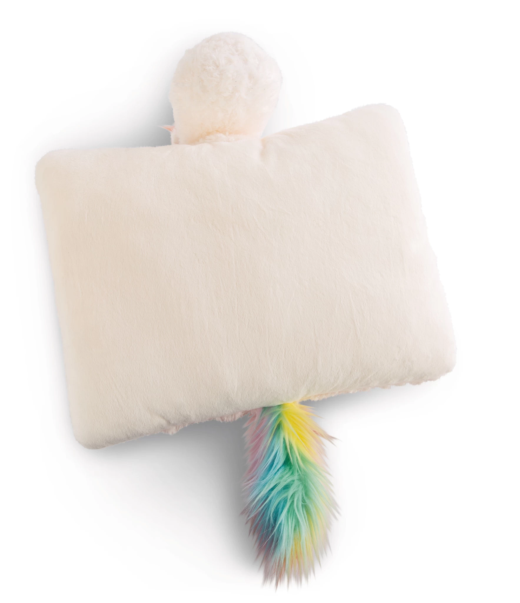 Nici 48413 Kuscheltierkissen Weißes Einhorn Rainbow Yin & Yang 40x30cm Plüsch 4 Nici 48413 Kuscheltierkissen Weißes Einhorn Rainbow Yin & Yang 40x30cm Plüsch – Bild 2