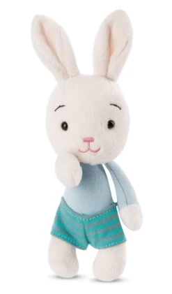 Nici 47511 Happy Bunnies Bunny Hase Creme Blaues Shirt 15cm Plüsch Kuscheltier -Boutique-Laden für Plüschtiere 47511 04 ZA Frei 1202x2048