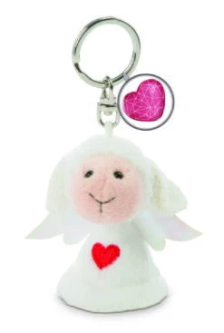 Nici 47522 Schlüsselanhänger Engel Mit Herz Plüsch 7cm Herz-Symbol