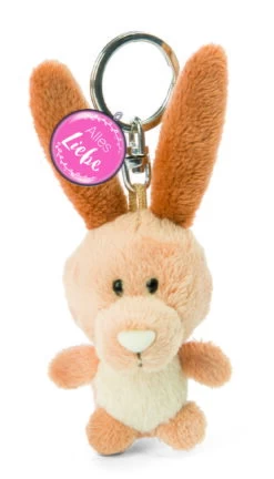 Nici 47539 Schlüsselanhänger Brauner Hase Plüsch 7cm Alles Liebe