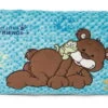 Nici 47615 Kissen Bär Kakaobraun & Frosch 43x25cm Plüsch Classic Bear GREEN -Boutique-Laden für Plüschtiere 47615 01 HA Frei 2048x1318