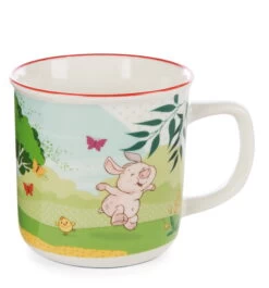 Nici 47807 Kinder - Tasse 240ml Farm Friends Schwein Kuh Henne Porzellan Ø8x8cm -Boutique-Laden für Plüschtiere 47807 02 ZA Frei 1912x2048